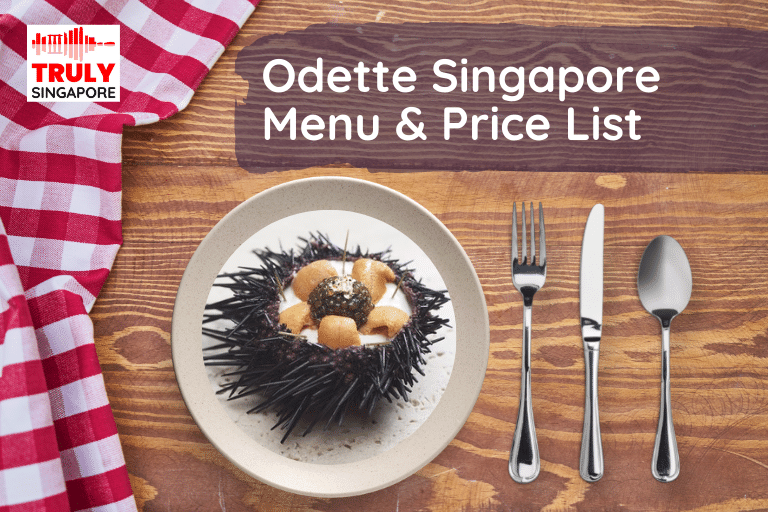 Odette Singapore Menu & Price List, reservation, delivery, discount coupon, contact hotline