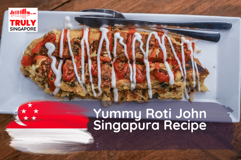 roti John resipi/resepi singapura