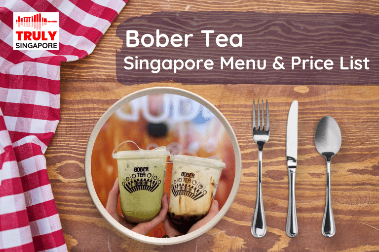 Bober Tea Singapore Menu & Price List, reservation, delivery, discount coupon, contact hotline
